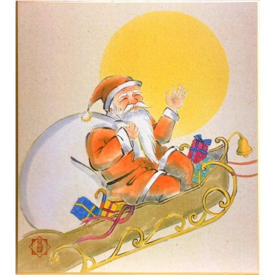 極美品　ミッキー&ミニー&ドナルド　休日のクリスマス　絵画　ロブ・カズ　付属完備
