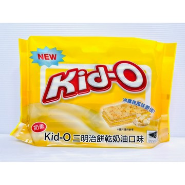 Kid-O 三明治餅乾分享包-奶油口味（340公克）