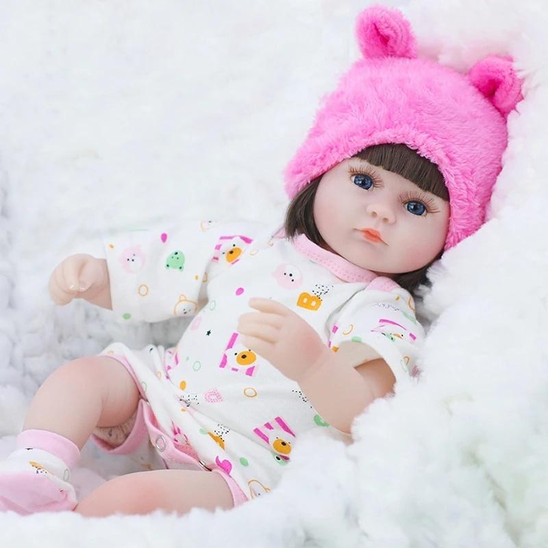 リボーンドール 42cm Bebe Reborn Dolls Soft Cloth Body Twin Baby