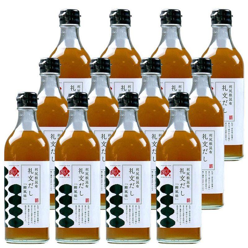 島の人 高級利尻昆布使用 礼文だし 500ml 12本セット