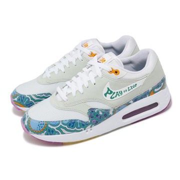 Nike 高爾夫球鞋 Air Max 1 86 OG G 男鞋 Play To Live 白 綠 氣墊 運動鞋 DV1407-100