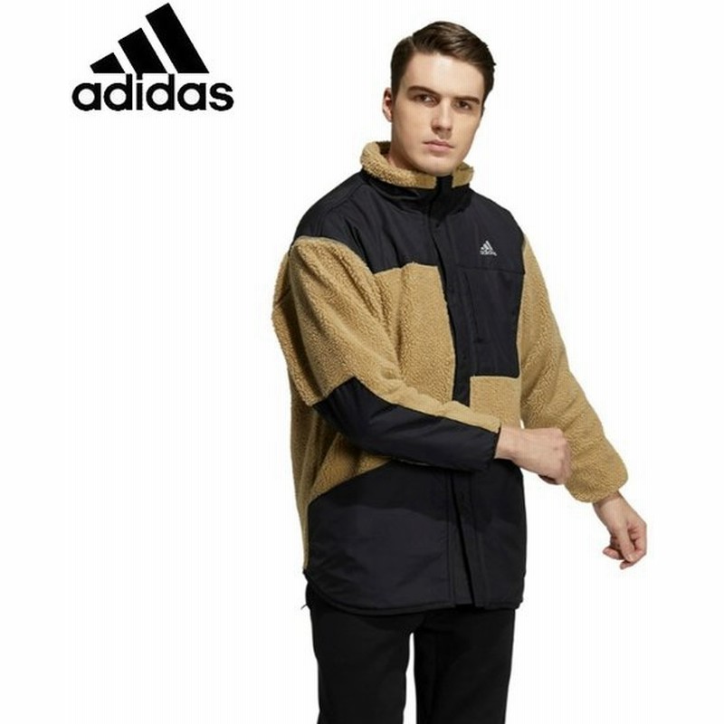アディダス フリースジャケット メンズ Prsve ボア フリース ジャケット H Jib71 Adidas 通販 Lineポイント最大get Lineショッピング