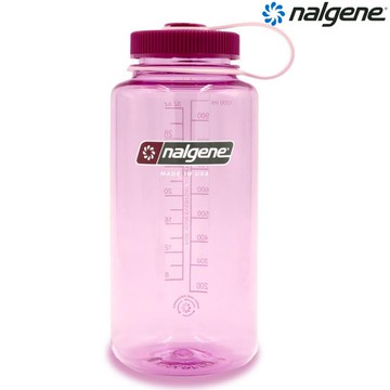 Nalgene 1000cc 寬嘴水壺/運動水瓶/寬口瓶 Tritan Sustain 美國製 2020-4132 太空粉