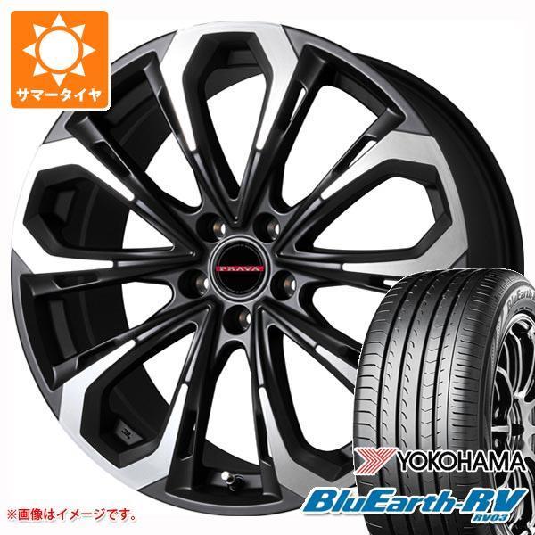 サマータイヤ 215/60R17 96H ヨコハマ ブルーアースRV RV03 レイシーン プラバ 5X 7.0-17 LINEショッピング