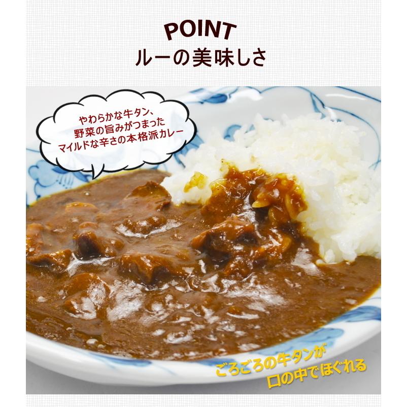 カレー レトルト 牛タン ビーフカレー 中辛 国産 送料無料 長期保存 牛タンカレー 200g×2パック メール便