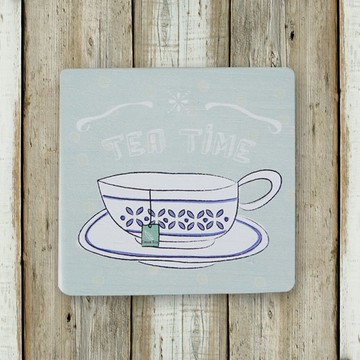 杯墊-實木-咖啡杯