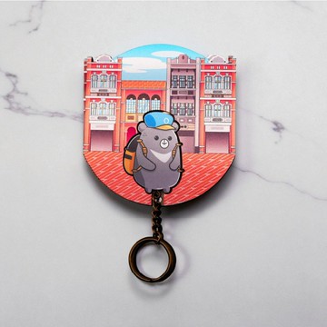 Key House 黑熊遊台灣_大稻埕 生日禮物 交換禮物 情人節禮物