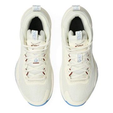 asics 亞瑟士 籃球鞋 女鞋 大童 運動鞋 包覆 緩震 NOVA SURGE 3 GS 白藍 1064A017-752