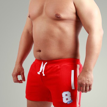 抽繩棉褲-貼牌 (紅)