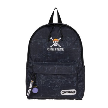 【OUTDOOR】ONE PIECE航海王魯夫後背包-黑色 ODOP24M01BK