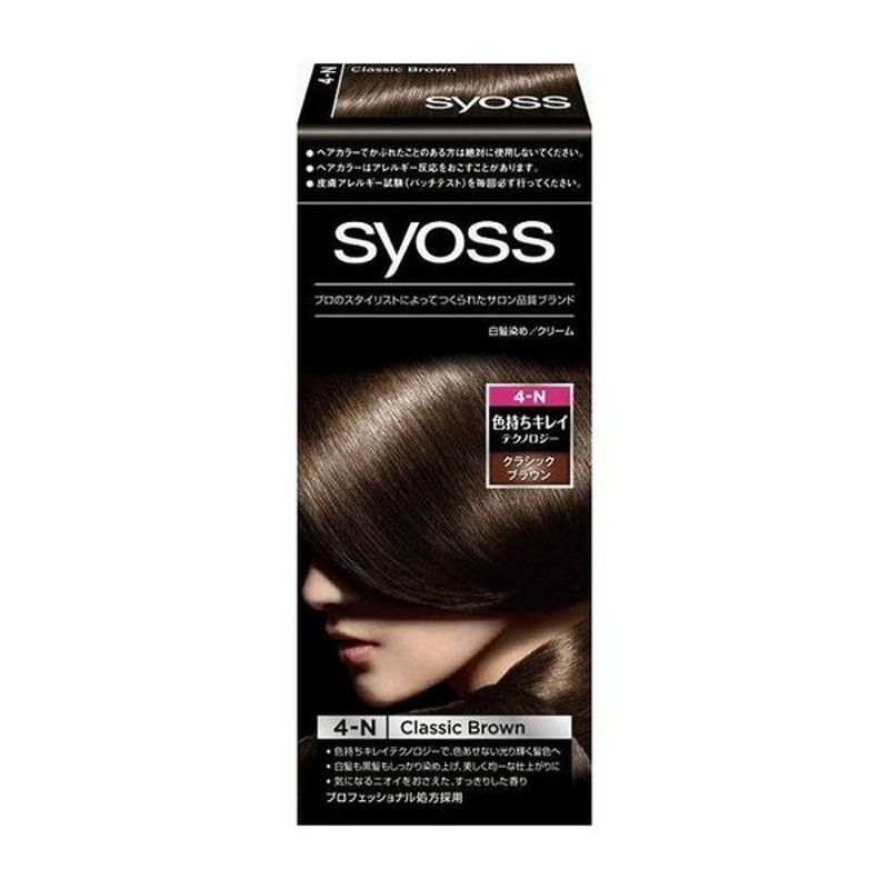 Henkel syoss ヘアカラー クリーム クラシックブラウン 50g+50g (旧