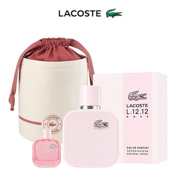 【LACOSTE】經典玫瑰淡香精50ml(贈品牌盥洗包+隨機小香乙瓶)
