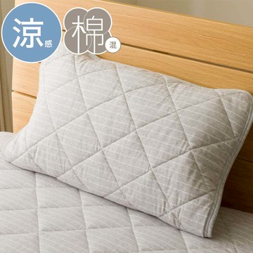 涼感枕頭保潔墊 HINYARI COTTON GY S2520 NITORI宜得利家居