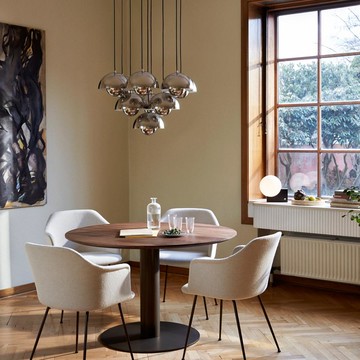 丹麥 &Tradition Flowerpot VP1 小型吊燈 亮銀