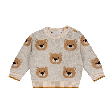 可愛河狸-提織動物針織上衣