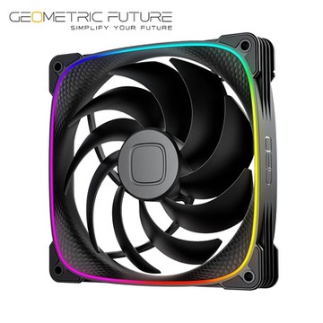 Geometric Future 幾何未來 Squama 大龍鱗 2503B 14cm ARGB風扇 黑色