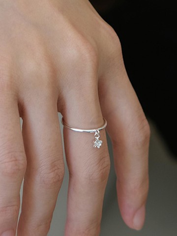 Sterling Silver Handcrafted Popcorn Flower Ring