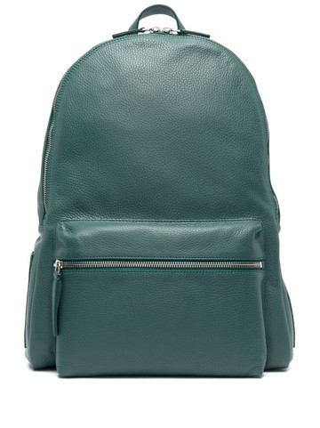 Orciani - zip-around grained leather backpack - men - Calf Leather - One Size - Green