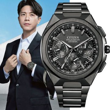 CITIZEN 星辰 韋禮安廣告款 限量 鈦 八角 GPS衛星對時光動能計時手錶 新年開運 送禮推薦 CC4105-69E