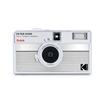 【Kodak 柯達】底片相機 Kodak Ektar H35 半格機（條紋銀）