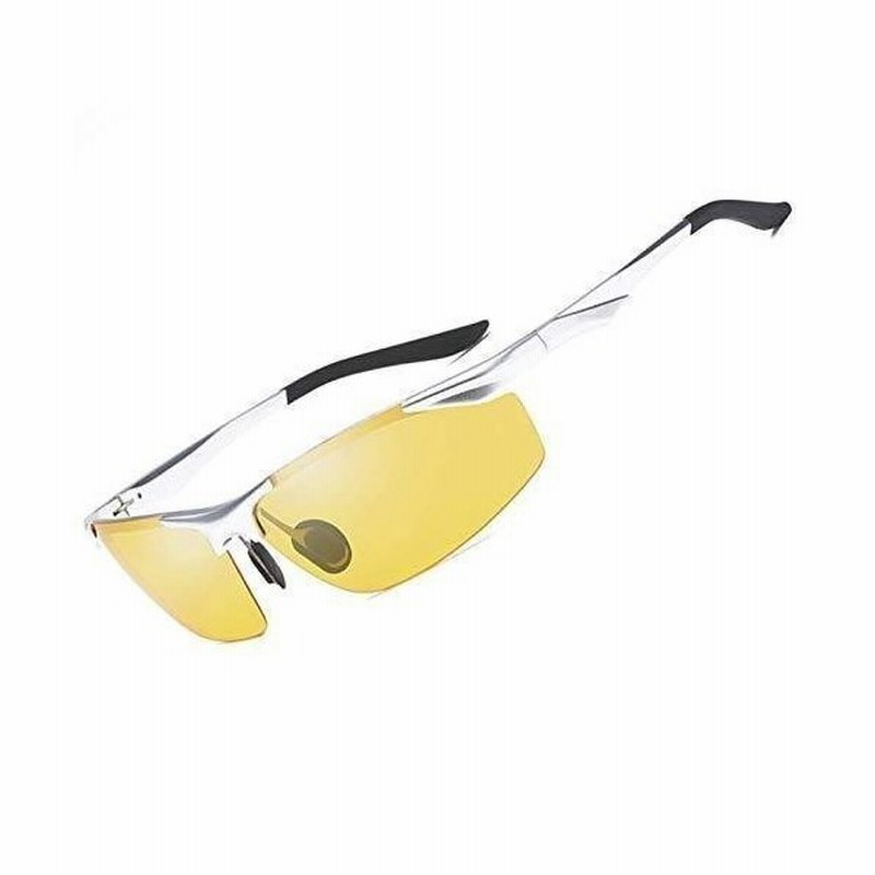 夜間 運転用サングラス イエロー 偏光レンズ 夜用サングラス スポーツ用サングラス メンズ ドライブ 用 メガネ ドライビングサングラ 通販 Lineポイント最大get Lineショッピング