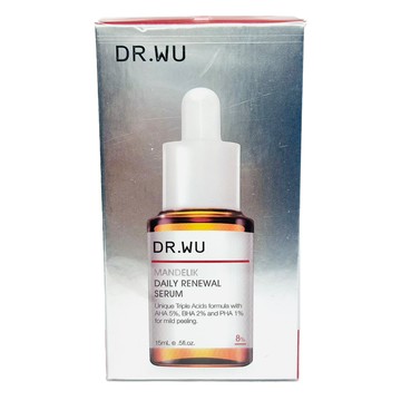 DR.WU 達爾膚 台灣公司貨 杏仁酸溫和煥膚精華 8%  15ml  1瓶