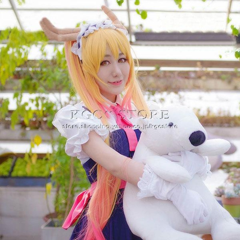 小林さんちのメイドラゴン 風 トール コスプレ ウィッグ かつら WIG