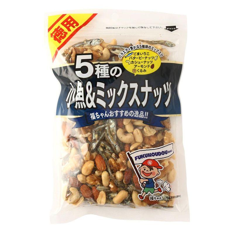 福豊堂 徳用 5種の小魚＆ミックスナッツ 240g ×