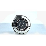 ≡MACHINE BULL≡ 16mm 自鎖 全新升級大光圈 電源符號 金屬開關 12V 光圈開關 帶燈 天使開關 藍
