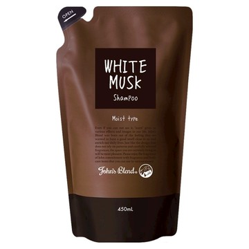John's Blend 草本保濕洗髮精補充包 白麝香  1個  450ml