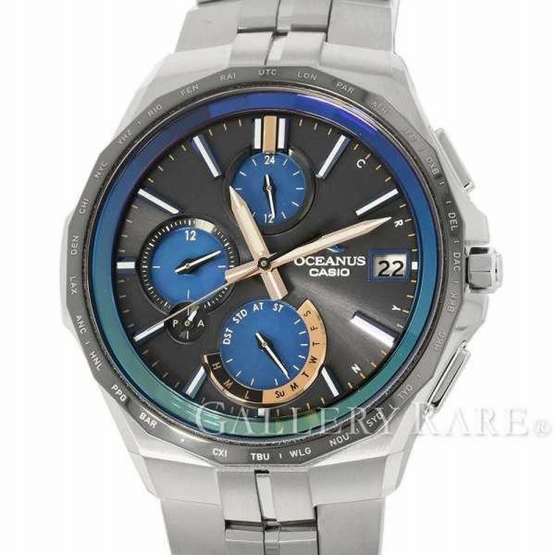 カシオ オシアナス マンタ OCEANUS MANTA 電波ソーラー OCW-S5000C-1AJF CASIO 腕時計 15周年記念 世界限定1500本  | LINEショッピング