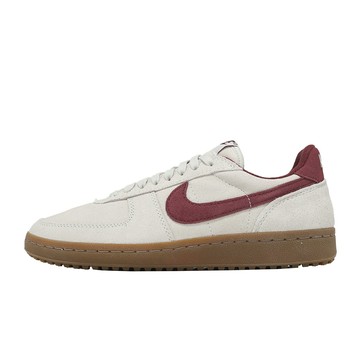 Nike 休閒鞋 Wmns Field General 女鞋 米白 紅 膠底 復古 麂皮