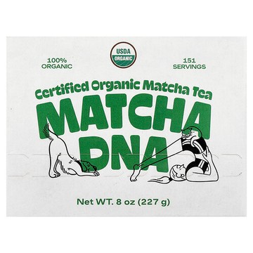 Matcha DNA, 認可有機抹茶綠茶，8 盎司（227 克）