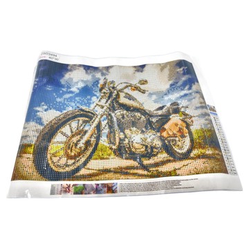 創彩 鑽石畫 摩托車圖案 40x30  1組  酷炫哈雷