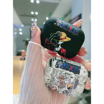 海賊王路飛動漫airpodspro3代保護套airpodspro2蘋果藍牙無線耳機套適用二代軟殼潮牌個性硅膠4代防摔殼5代潮