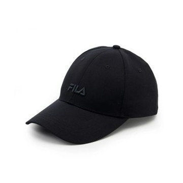 【FILA】經典LOGO帽-黑色 HTA-5000-BK