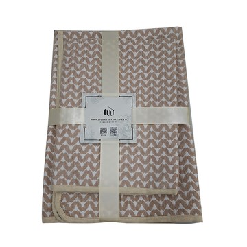 好物良品 立體織紋雪尼爾沙發墊 沙發布 沙發罩 四季通用 親膚面料 止滑顆粒  靠背巾(70 × 70 cm)＋坐墊巾 (90 × 90 cm)  和風文樣