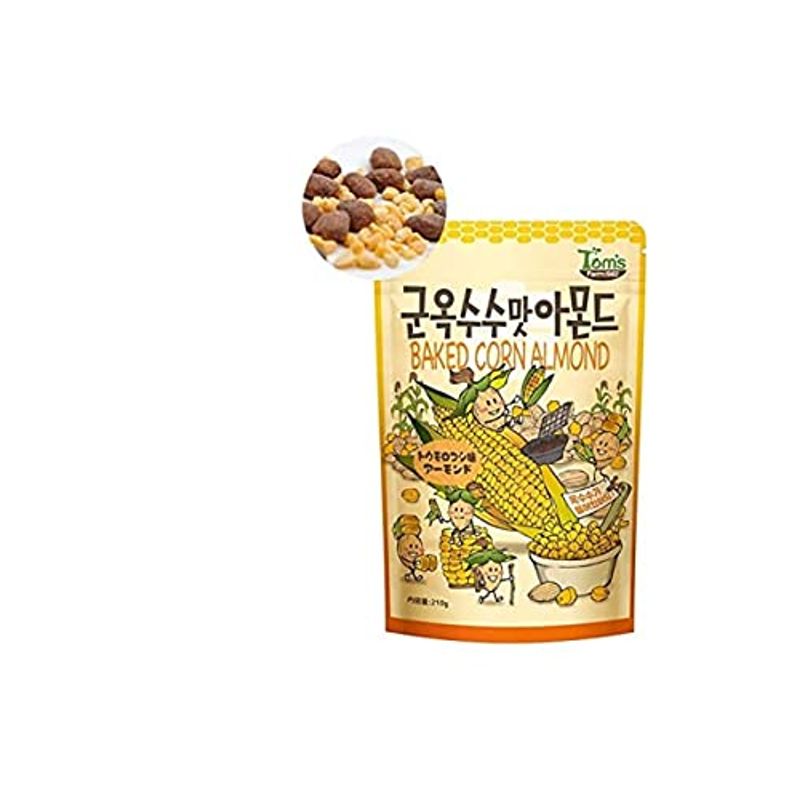焼きトウモロコシ味アーモンド 210g1個 ベイクドコーン味 アーモンド スナック お菓子 おやつ 韓国菓子 韓国食材 韓国食品