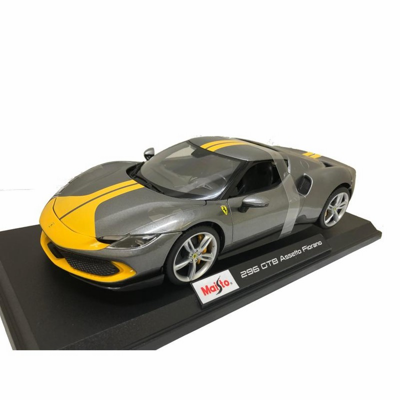 Ferrari 296 GTB Assetto Fiorano 1/18 Maisto【全国送料無料】 フェラーリ アセット フィオラノ ミニカー  マイスト ハイブリッド EV V6 サーキット | LINEブランドカタログ