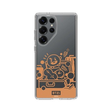 Galaxy S25 Ultra Clear 透明 - BT21 - Monochrome SHOOKY