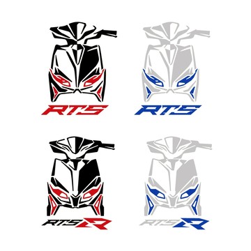 RTSR RTS KYMCO 機車貼紙 機車車型反光貼紙 防水貼紙 另有其他車款 顏色尺寸都可訂做 反光屋FKW