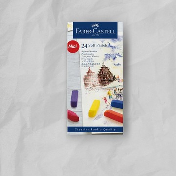 Faber-Castell 創意工坊粉彩軟性短型-24色(原廠正貨)