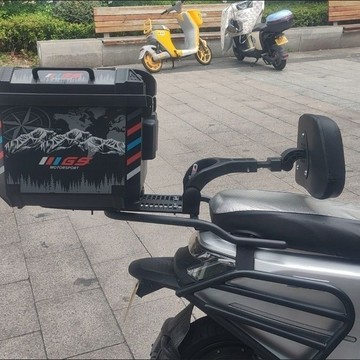 台灣發貨🌠可開統編  2026新款踏板摩托車 外賣車 電瓶車 通用摺疊靠背前後伸縮駕駛模式乘客模式摺疊靠背