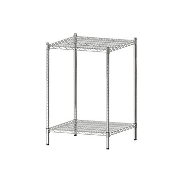 dayneeds 荷重型 60x60x90二層插管電鍍波浪架 鐵架 層架 收納架 廚房架 置物櫃