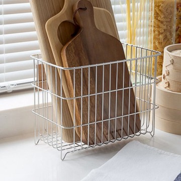 復古風304不鏽鋼置物收納籃(大款) 單一規格