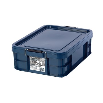 YKK212 強固型掀蓋整理箱21L(藍)