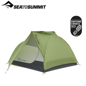 【Sea to Summit 澳洲 Telos 羽量挑高3人雙門三季帳Plus《綠》】STSATS2040/登山帳/露營帳篷