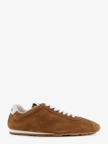 Plume low-top suede sneakers - MIU MIU - gender_Woman