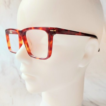 絕版老品法國品牌 Ralph Renoma Paris  仿玳瑁風格 膠框古董眼鏡