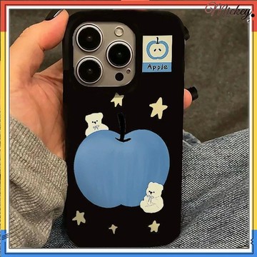 新款手機保護殼.星星藍蘋果適用蘋果iPhone16plus/14promax手機殼13/12/11果凍15